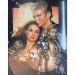Star Wars Short Sleeved T-Shirt (Mens White) - Small