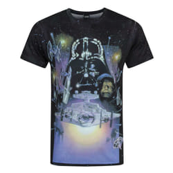 Star Wars Short Sleeved T-Shirt (Mens White) - Medium