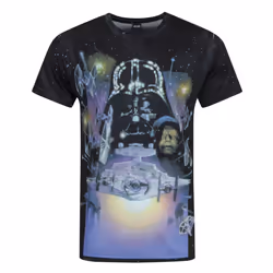 Star Wars Short Sleeved T-Shirt (Mens White) - XX-Large