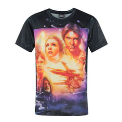Star Wars Short Sleeved T-Shirt (Boys Black) - 3-4 Years