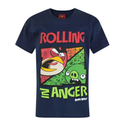 Angry Birds Short Sleeved T-Shirt (Boys Blue) - 9-10 Years