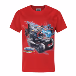Skylanders Short Sleeved T-Shirt (Boys Red) - 5-6 Years
