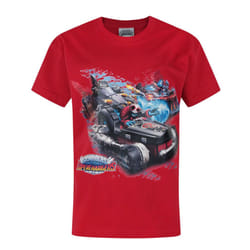 Skylanders Short Sleeved T-Shirt (Boys Red) - 5-6 Years
