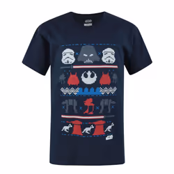 Star Wars Short Sleeved T-Shirt (Boys Blue) - 5-6 Years