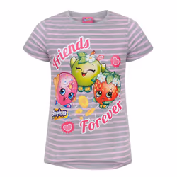 Shopkins Short Sleeved T-Shirt (Girls Pink) - 3-4 Years