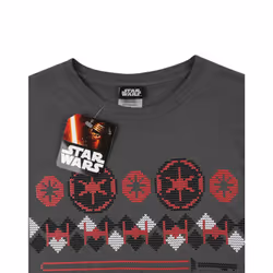 Star Wars Short Sleeved T-Shirt (Womens Grey) - X-Large
