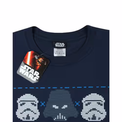 Star Wars Short Sleeved T-Shirt (Mens Blue) - X-Large