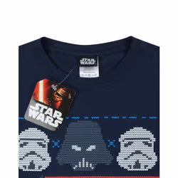 Star Wars Short Sleeved T-Shirt (Womens Blue) - X-Large