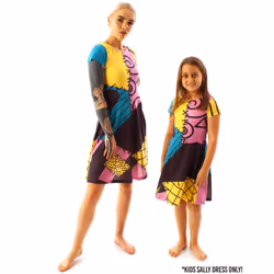 Nightmare Before Christmas Dress Girls Sally Cosplay Fancy Dress Up - 7-8 Years