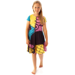 Nightmare Before Christmas Dress Girls Sally Cosplay Fancy Dress Up - 11-12 Years
