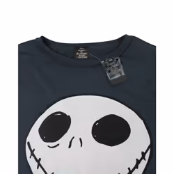 Disney The Nightmare Before Christmas Short Sleeved T-Shirt (Womens Grey) - X-Large