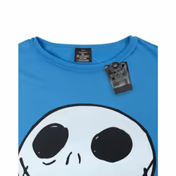Disney The Nightmare Before Christmas Short Sleeved T-Shirt (Womens Blue) - Large