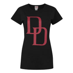 Marvel Short Sleeved T-Shirt (Womens Black) - XX-Large