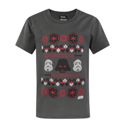 Star Wars Short Sleeved T-Shirt (Boys Grey) - 3-4 Years