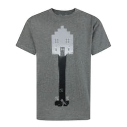 Minecraft Short Sleeved T-Shirt (Boys Grey)