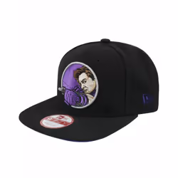 Marvel Snapback Flat Cap (Unisex Black)