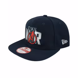 Marvel Snapback Flat Cap (Unisex Blue) - M-L