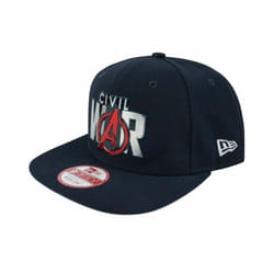 Marvel Snapback Flat Cap (Unisex Blue) - M-L
