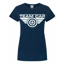Marvel Short Sleeved T-Shirt (Womens Blue) - XX-Large
