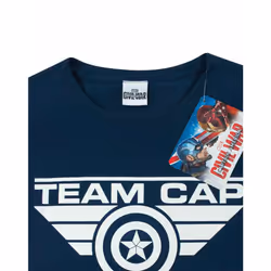 Marvel Short Sleeved T-Shirt (Womens Blue) - XX-Large