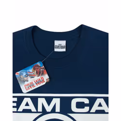 Marvel Short Sleeved T-Shirt (Mens Blue) - Small