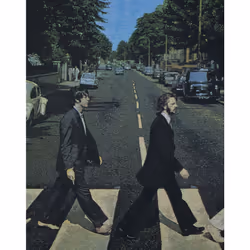 The Beatles Vest (Mens Black) - Medium