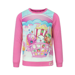 Shopkins Sweatshirt (Girls Pink) - 5-6 Years