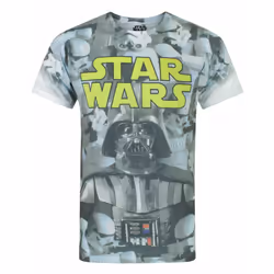Star Wars Short Sleeved T-Shirt (Mens White) - Large