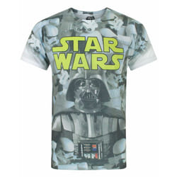 Star Wars Short Sleeved T-Shirt (Mens White) - XX-Large