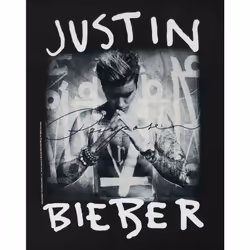 Justin Bieber Vest (Womens Black) - Medium