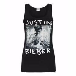 Justin Bieber Vest (Womens Black) - X-Large