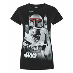 Star Wars Short Sleeved T-Shirt (Womens Black) - Large