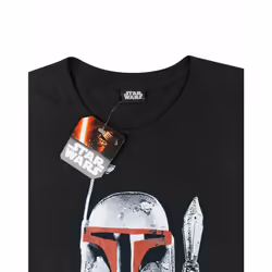 Star Wars Short Sleeved T-Shirt (Womens Black) - X-Large