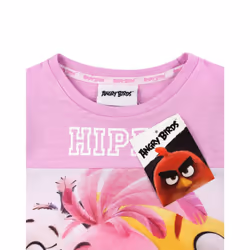 Angry Birds Short Sleeved T-Shirt (Girls Pink) - 11-12 Years