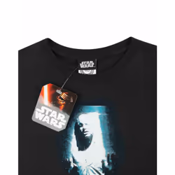 Star Wars Short Sleeved T-Shirt (Womens Black) - Large