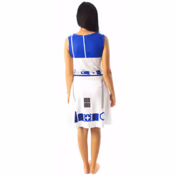 Star Wars Sleeveless Skater Dress (Womens White) - XX-Large