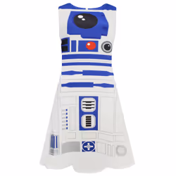 Star Wars Sleeveless Skater Dress (Womens White) - XX-Large