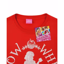 Disney Short Sleeved T-Shirt (Womens Red) - X-Large