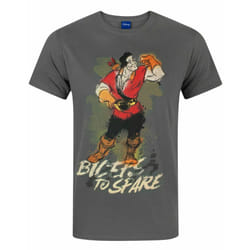 Disney Short Sleeved T-Shirt (Mens Grey) - Small
