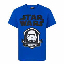 Star Wars Short Sleeved T-Shirt (Boys Blue) - 7-8 Years