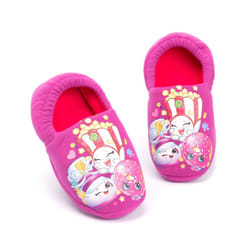 Shopkins Slip On Loafer Slippers (Girls Pink) - 13 UK Child