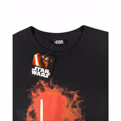 Star Wars Short Sleeved T-Shirt (Mens Black) - Medium