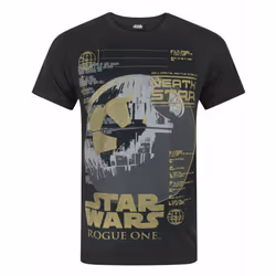 Star Wars Short Sleeved T-Shirt (Mens Black) - Medium
