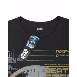 Star Wars Short Sleeved T-Shirt (Mens Black) - Medium