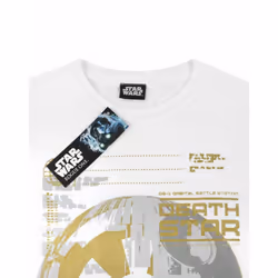 Star Wars Short Sleeved T-Shirt (Womens White) - X-Large