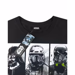 Star Wars Short Sleeved T-Shirt (Mens Black) - Small