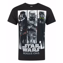 Star Wars Short Sleeved T-Shirt (Mens Black) - X-Large
