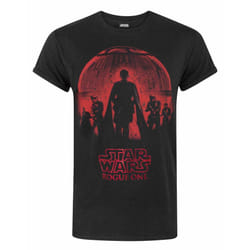 Star Wars Short Sleeved T-Shirt (Mens Black) - Large
