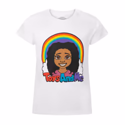 Disney Toys and Me Short Sleeved T-Shirt (Girls White)