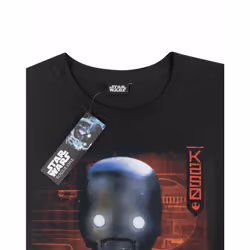 Star Wars Short Sleeved T-Shirt (Mens Black) - Large